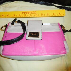 TIGNANELLO PINK/SAND SOCIAL STATUS X-BODY PURSE